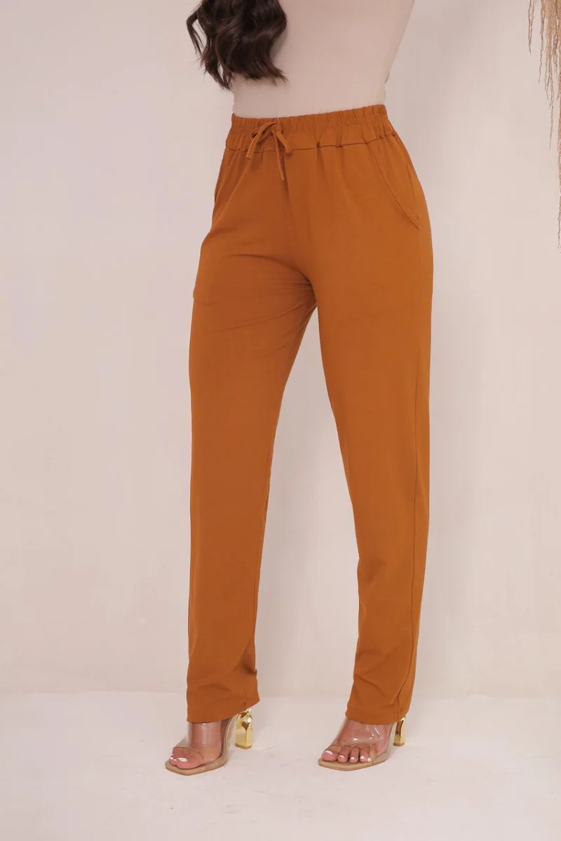 Calça feminina Viscolycra Caramelo - 4