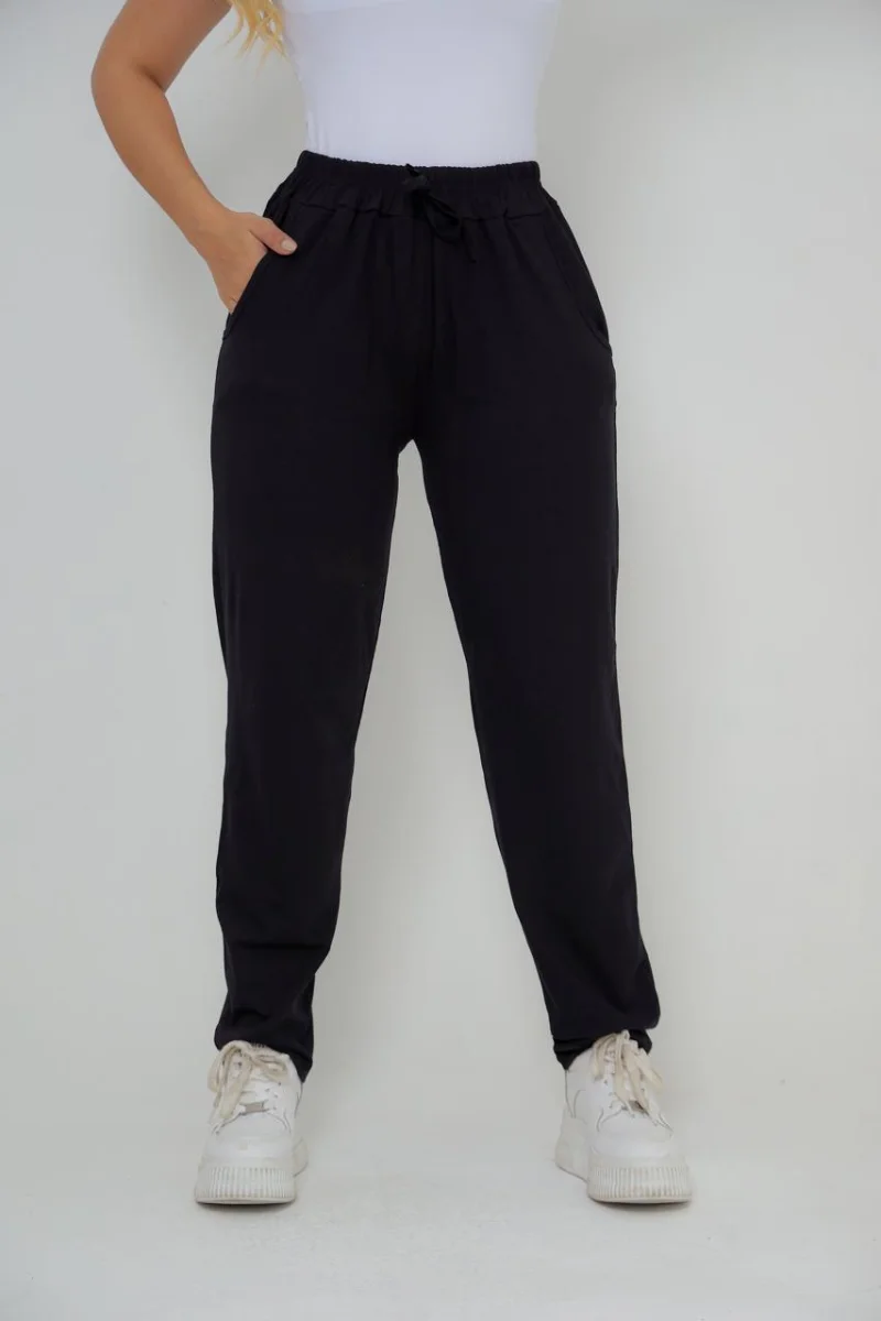 Calça feminina VISCOLYCRA Cor Preto - 3